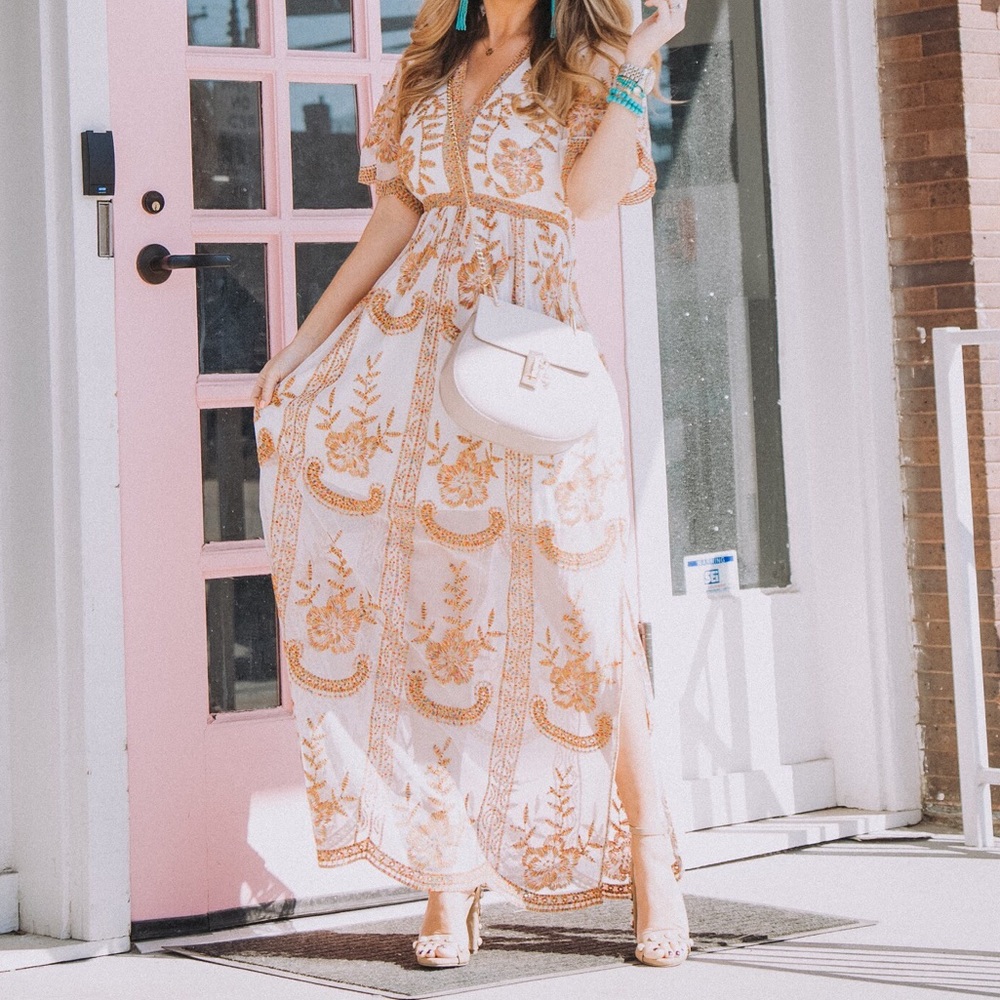 *ALTAR’D STATE* Vibrant, Colorful Maxi Dress